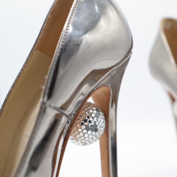 Freya Rose Aurora Chrome Disco Ball Reflective Pump Size 39 - Picture 13 of 14